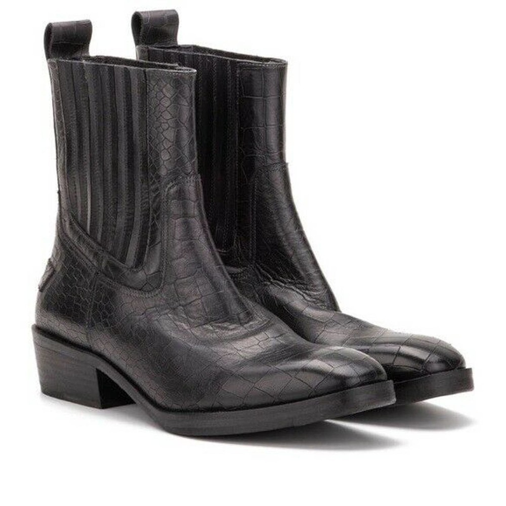 Vintage Foundry Retro Main CrocLeather Boot.